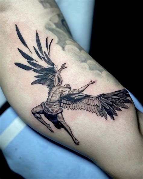 icarus tattoo meaning|fall of icarus tattoo.